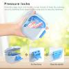 BVN Denture Bath Case, Leak-Proof Retainer Cleaning Case with Rinsing Basket, Portable Mouth Guard Container for Soaking & Storage, Travel False Teeth Box view 4