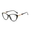 SightPerk Reading Glasses For Women 2 Pack Women's Cat Eye presbyopic glasses (Black, 2.00) view 2