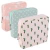 3Pcs Period Bag, Sanitary Pad Storage Bag Samll Period Pouch for Purse Cute Menstrual Period Bag Tampon Pad Holder for Purse, Tampon Organizer Pouch, Feminine Care Period Bags for Teen Girls School view 1