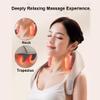 FUSSWIND Electric Shawl U-Shaped Pillow Massager - Massagers for Neck and Shoulder with Heat, Shiatsu Back Shoulder and Neck Massager with Heat, Deep 5D Kneading Shiatsu Neck and Back Massager(Grey) view 3