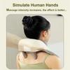 FUSSWIND Electric Shawl U-Shaped Pillow Massager - Massagers for Neck and Shoulder with Heat, Shiatsu Back Shoulder and Neck Massager with Heat, Deep 5D Kneading Shiatsu Neck and Back Massager(Grey) view 4
