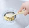 ZALHIN Kitchen Cleaning Dish Brush Hanging Long Handle Dish Brush cooktop Cleaning Brush view 3