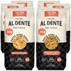Al Dente Protein Pasta Egg & Roasted Garlic Fettuccine - 30g High Protein in 3.5oz Serving, Lower Carb. Cage-Free Eggs & Semolina. (Previously Carba-Nada, Packaging May Vary) - 10oz Bags (Pack of 6) view 1
