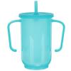 iplusmile Adult Sippy Cups for Elderly, No Spill Sippy Cup with 2 Handles, Elderly Drinking Straw Cups for Adults Hospital Disabled view 1