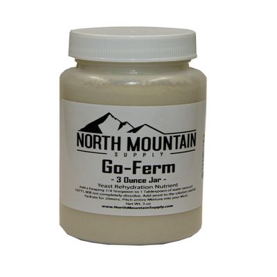 North Mountain Supply Go-Ferm Yeast Nutrient - for Beer and Wine Homebrewing - 3oz Jar