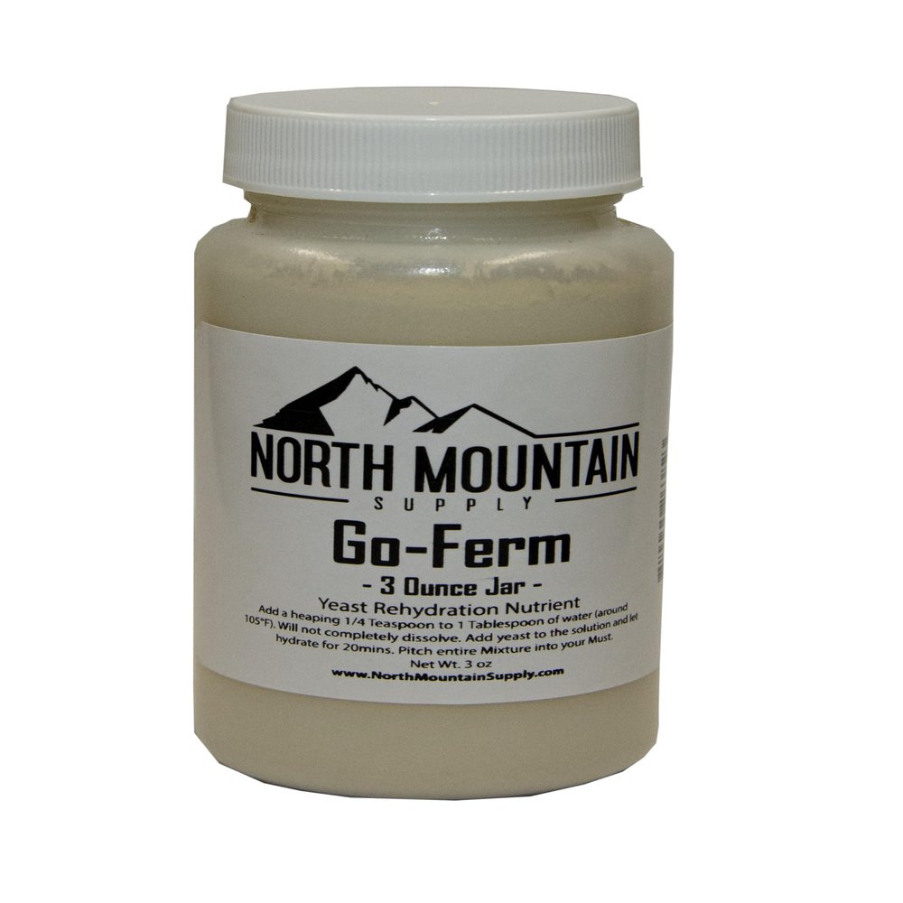 North Mountain Supply Go-Ferm Yeast Nutrient - for Beer and Wine Homebrewing - 3oz Jar