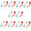 ABOOFAN 60pcs Balloon Cake Picks Adorable Cupcake Toppers for Birthday Party Decorations Light Weight and Easy to Insert for Celebrating Style view 1