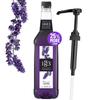 1883 Lavender Syrup for Drinks, Pump Included, Made in France, 1 Liter Plastic Bottle view 1