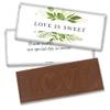 12 Pcs Wedding Candy Party Favors in Bulk Wrapped Belgian Chocolate Bars - Botanical view 1