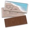 12 Pcs Wedding Candy Party Favors in Bulk Wrapped Belgian Chocolate Bars - Beach view 1