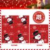 100 PCS Christmas Snowman Paper Napkins Let It Snow Disposable Napkins Winter Party Luncheon Napkin Decorative Xmas Dinner Napkin for Christmas Winter New Year Party Supplies Table Decor view 2
