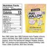 Max Mallow Sugar Free Marshmallows - Keto Friendly, Perfect for S'mores, Hot Chocolate, and Baking with Zero Sugar Snacks, Smores Mct Oil Zero Sugar Marshmellow Marshmallow Birthday Cake, 6 Pack view 3