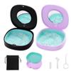 2 Pack Retainer Case with Vent Holes, stocking stuffers for gift women men,Compatible with Invisalign,Night Guards,and Mouth Guards Case - Includes Storage Bag,Slim Aligner Remover Tool