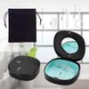 2 Pack Retainer Case with Vent Holes, stocking stuffers for gift women men,Compatible with Invisalign,Night Guards,and Mouth Guards Case - Includes Storage Bag,Slim Aligner Remover Tool view 2