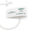 5PCS Disposable Blood Pressure Cuff with Single Tube + BP05 Connector for #3 Neonate 6-11 cm, Replacement NIBP Cuff, Non-Woven Fabric BP Cuff view 1