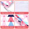 Paterr 12 Pcs Sanitary Napkin Storage Bag Set Including Portable Period Pouch Hand Wrist Strap Lanyard String Holder Tampons Holder Pouch First Period Gift for Purse Teen Girls (Chic Style) view 3