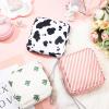 Paterr 12 Pcs Sanitary Napkin Storage Bag Set Including Portable Period Pouch Hand Wrist Strap Lanyard String Holder Tampons Holder Pouch First Period Gift for Purse Teen Girls (Chic Style) view 4