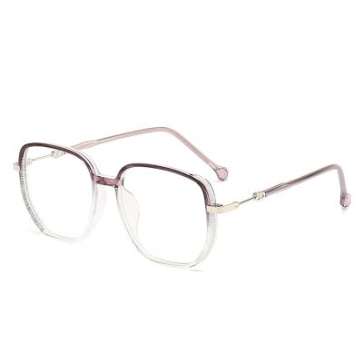 Women's Portable Fashion Anti-Blue Light Reading Glasses, Anti-Fatigue Computer Reading Glasses Blue Light Blocking anti glare, Clear Glasses Non Prescription (3.5,Purple)