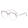 Women's Portable Fashion Anti-Blue Light Reading Glasses, Anti-Fatigue Computer Reading Glasses Blue Light Blocking anti glare, Clear Glasses Non Prescription (3.5,Purple) view 1