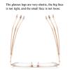 Women's Portable Fashion Anti-Blue Light Reading Glasses, Anti-Fatigue Computer Reading Glasses Blue Light Blocking anti glare, Clear Glasses Non Prescription (3.5,Purple) view 3