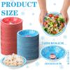 Sliner 100 Pcs Christmas Paper Bowl Christmas Disposable Bowls Serving Bowls Winter Themed Salad Bowls 12.3oz Dessert Bowls for Christmas Snack Dinner Birthday Party Picnic(Santa Claus and Snowman) view 3
