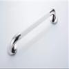 White Grab Bars for Bathtubs and Showers, 18-Inch Handicap Grab Bars for Bathroom, Wall Mount Support Rail with Anti-slip Nylon Handle 304 Stainless Steel Chrome Handrail for Seniors and Children ( Si view 3