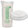 NATUREZWAY PRO offers a 50-Pack of White PLA Compostable Lids for Compostable Bamboo & Ripple Hot Cups (8 oz): Make a Sustainable and Eco-Friendly Choice for Your Beverage Service view 1