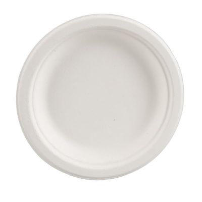 NATUREZWAY PRO presents a 125-Pack of 6 Bamboo & Sugarcane Round Plates: Elevate Your Sustainable Dining Experience with Leak-Proof, Heavy-Duty, Microwave Safe, and Compostable Plates