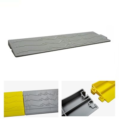 1''Rise Threshold Ramps for Doorways, Wheelchair Ramps for Home, Plastic Ramp, for Doorways, Bathroom, Supermarkets Entrance, Garage Entrance, Cuttable ( Color : A , Size : 25*7*1.5cm/9.8*2.7*0.6in )