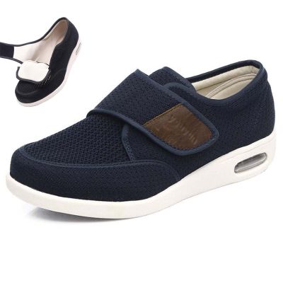 Women's Men Diabetic Shoes,Removable Memory Foam Insoles Lightweight for Diabetic Edema Plantar Fasciitis Men 9/Women 10 Dark Blue