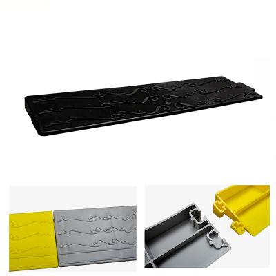1''Rise Threshold Ramps for Doorways, Wheelchair Ramps for Home, Plastic Ramp, for Doorways, Bathroom, Supermarkets Entrance, Garage Entrance, Cuttable ( Color : B , Size : 30*10*3.5cm/11.8*4*1.3in )