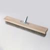 16" Heavy-Duty Rough Surface Floor Brush,Stainless Steel Wire Large Deck Scrub Brush 16" x 2.7 Removes Snow, Dirt & Grime on Drivways, Steps, Patios, Decks, Tile, Cement Without Stick (16") view 1