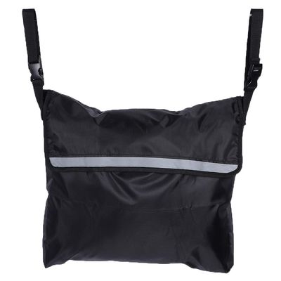 Pilipane Wheelchair Backpack with Reflective Strip, Portable Wheelchair Armrest Storage Bag, Wheelchair Backpack for Manual, Electric or Power Mobility Scooter