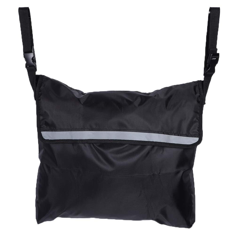 Pilipane Wheelchair Backpack with Reflective Strip, Portable Wheelchair Armrest Storage Bag, Wheelchair Backpack for Manual, Electric or Power Mobility Scooter