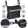 Pilipane Wheelchair Backpack with Reflective Strip, Portable Wheelchair Armrest Storage Bag, Wheelchair Backpack for Manual, Electric or Power Mobility Scooter view 4