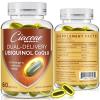 Ubiquinol CoQ10 600 MG Softgels with Omega-3 & Shilajit & PQQ, Advanced Dual-Delivery Coenzyme-Q10, Active CoQ10 Ubiquinol Supplement for Fertility, Antioxidant, Heart, Brain & Energy, 120 Servings view 1