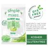 Simple Mixes Natural Gummy Mix, Healthy Snack, Dye-Free, No Gluten or Fat, Kosher, (3-Pack, Variety - Strawberry, Cherry, Lime) view 4