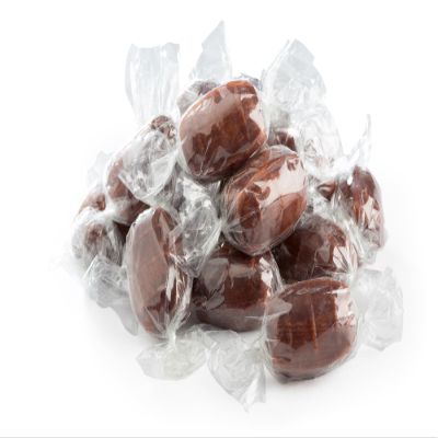 Bayside Candy Bulk Root Beer Barrels Old Fashioned Hard Candy - Clear Wrapped - Root Beer Flavored Candy (3lb)