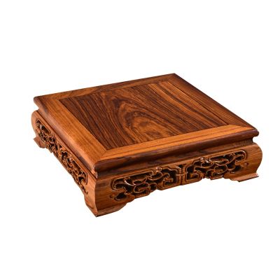 Vase Bonsai Base Square Shape Wooden Teapot Base Vase Base Buddha Statue Decoration Base For Decoration Display Stand Bracket Bonsai Base ( Color : 1 )