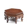 Vase Bonsai Base Wooden Vase Base Teapot Pedestal Bonsai Base, Wooden Tray Ornament Display Stand Craft Bracket,Buddha Statue Base 3.9 Inches High Bonsai Base ( Color : 1 ) view 1