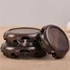 Vase Bonsai Base Round Carved Base, Wooden Vase Base Wooden Bracket For Flowerpot Teapot Statue Base Bonsai Base Display Stand Bonsai Base ( Color : B ) view 4