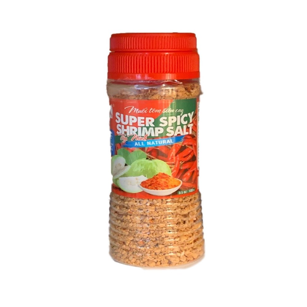 1 Pack - Super Spicy Shrimp Salt All Natural - Muoi Tom Tay Ninh Sieu Cay - 3.5 Oz