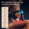 Therabody Theragun PRO Plus - 6-in-1 Deep Tissue Percussion Massage Gun, Handheld Personal Massager for Full Body Pain Relief & Muscle Tension with Biometric Breathwork, Vibration & Heated Attachments view 3