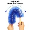 2024 New Flexible Fan Dusting Brush (Non-disassembly Cleaning) - Microfiber Dust Collector, Bendable Dusting Brush for Electric Fan, Multifunctional Cleaning Brushes for Household Use (2PCS-Blue) view 4