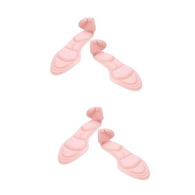 2 Pairs Foot Heel Cusion Heel Cushion Inserts for Women Shoes Heel Inserts Foot Insoles Non-Slip Sponge Insole Shoe Filler Plantar Insoles Follow up Invisible