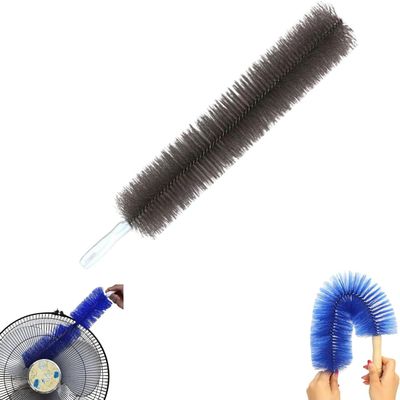 2024 New Flexible Fan Dusting Brush (Non-disassembly Cleaning) - Microfiber Dust Collector, Bendable Dusting Brush for Electric Fan, Multifunctional Cleaning Brushes for Household Use (1PC-Grey)