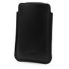 BoxWave Case Compatible with HiFi Walker H2 (2") - Genuine Leather Pouch, Slim Real Leather Luxury Lightweight Pocket - Nero Black view 4
