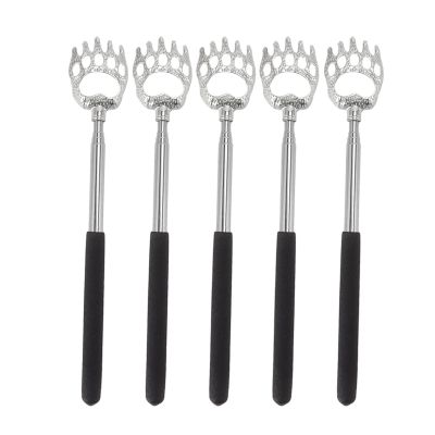 5 PCS Stainless Steel Telescopic Back Scratchers for Head, Body, and Arms - Extendable Back Itch Relief Tools