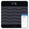 Homebuds 600lb Scale for Body Weight, Precision 0.1lb by Our Professional Factory Since 2001, Digital Weight Scale and BMI Via Smart APP, 8mm Non Slip Tempered Glass 12.4 * 12.4in, LED, Black view 1