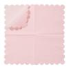 100 Pack Cocktail Napkin 2-Ply Scalloped Edged Dessert Napkins Folded 5 x 5 Inches Disposable Napkins for Dinner Wedding Birthday Party Bridal Anniversary Reception Event (Pink) view 3